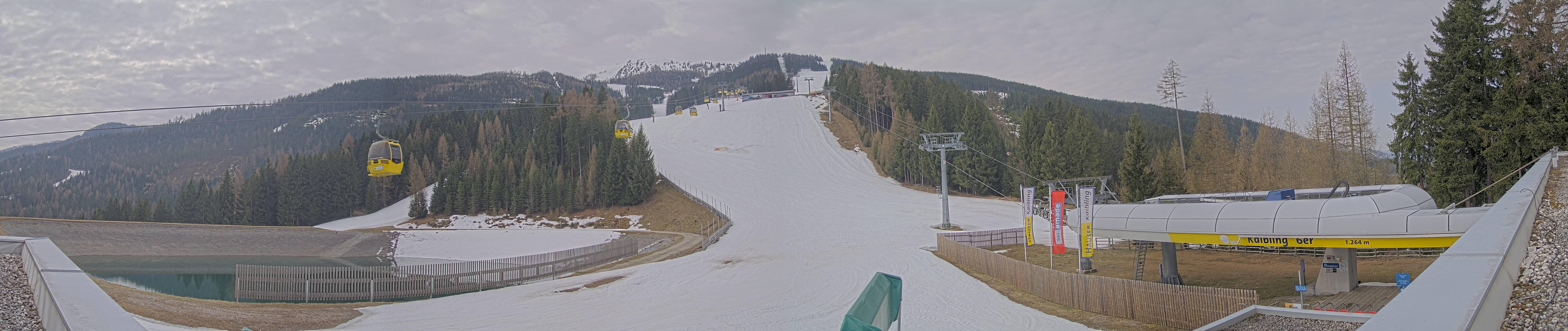 Archiv Foto Webcam Hauser Kaibling: Talstation Kaibling 6er