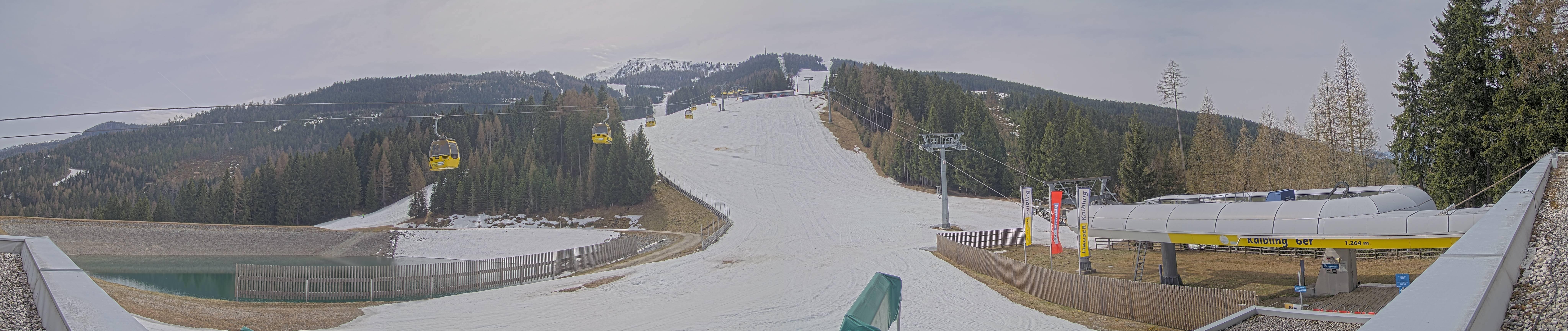 Archiv Foto Webcam Hauser Kaibling: Talstation Kaibling 6er