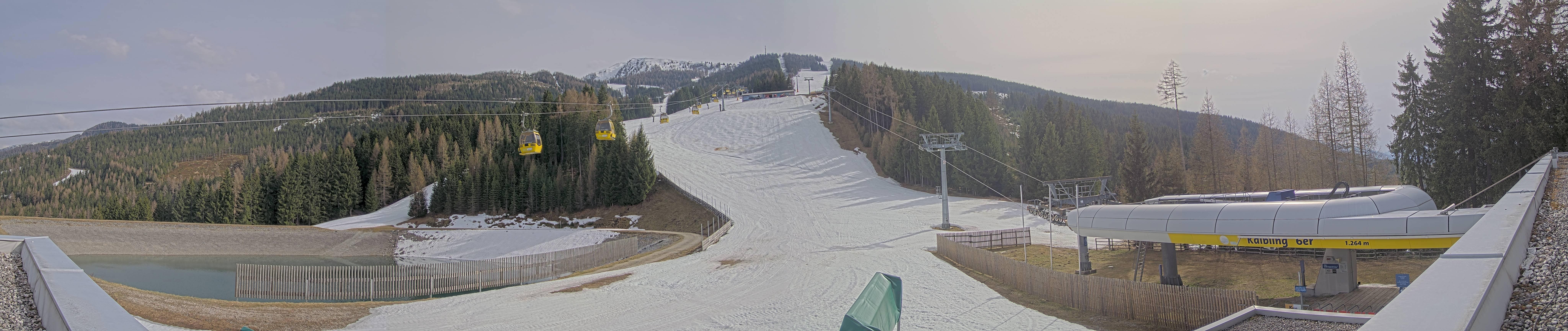 Archiv Foto Webcam Hauser Kaibling: Talstation Kaibling 6er