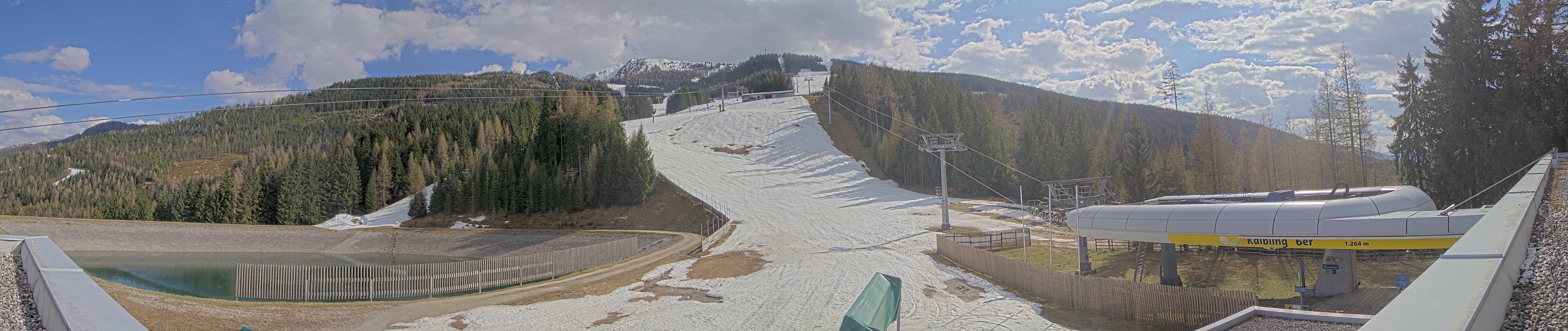 Archiv Foto Webcam Hauser Kaibling: Talstation Kaibling 6er