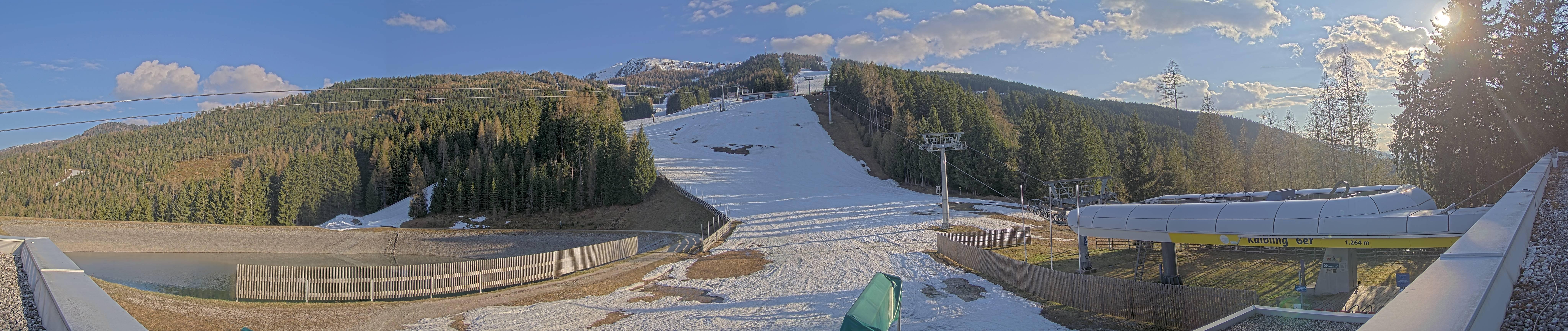 Archiv Foto Webcam Hauser Kaibling: Talstation Kaibling 6er