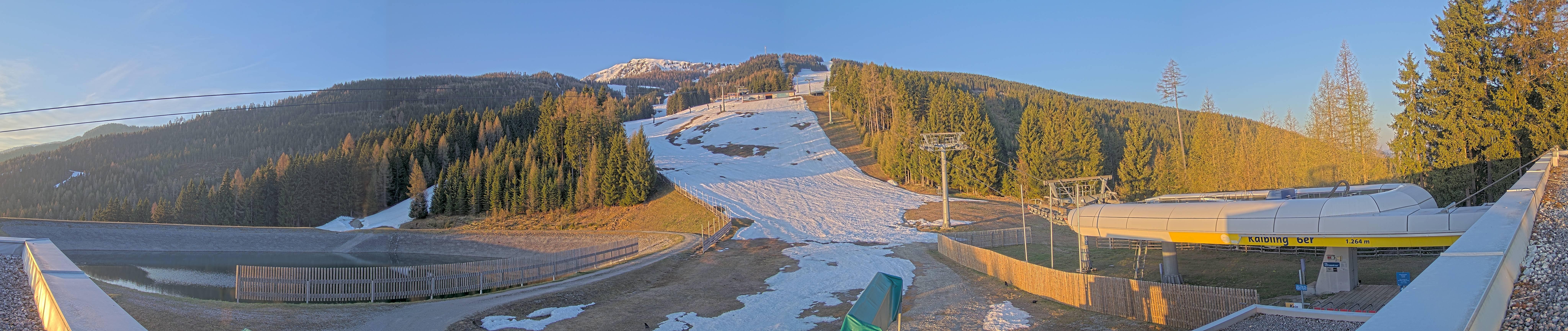 Archiv Foto Webcam Hauser Kaibling: Talstation Kaibling 6er