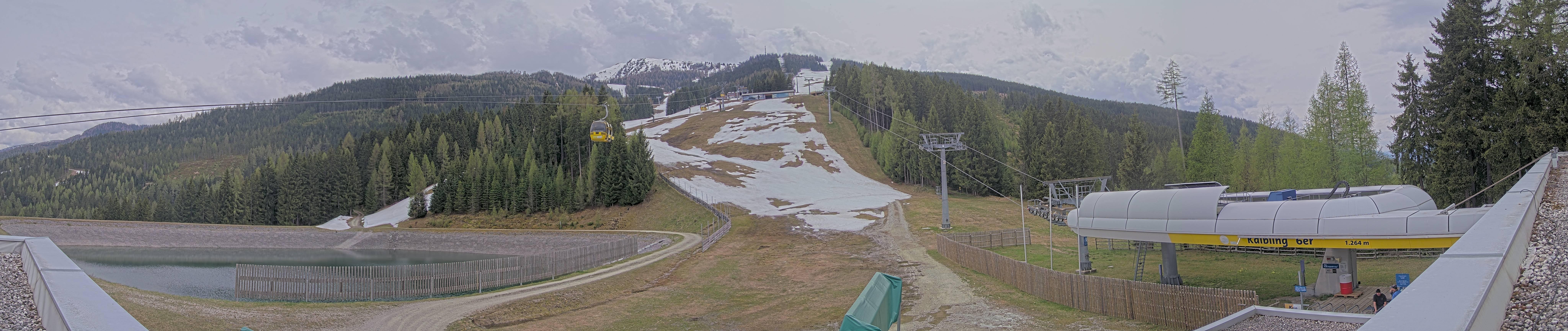 Archiv Foto Webcam Hauser Kaibling: Talstation Kaibling 6er