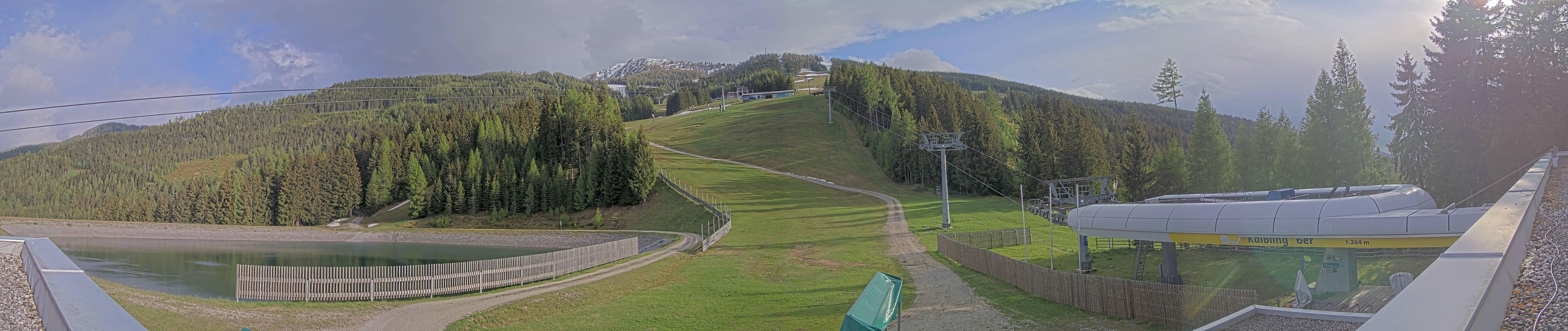 Archiv Foto Webcam Hauser Kaibling: Talstation Kaibling 6er