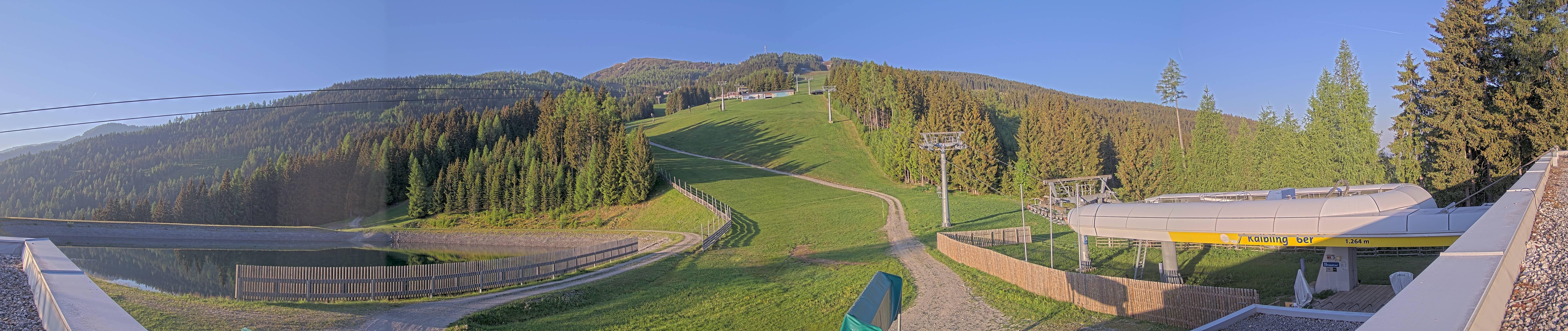 Archiv Foto Webcam Hauser Kaibling: Talstation Kaibling 6er