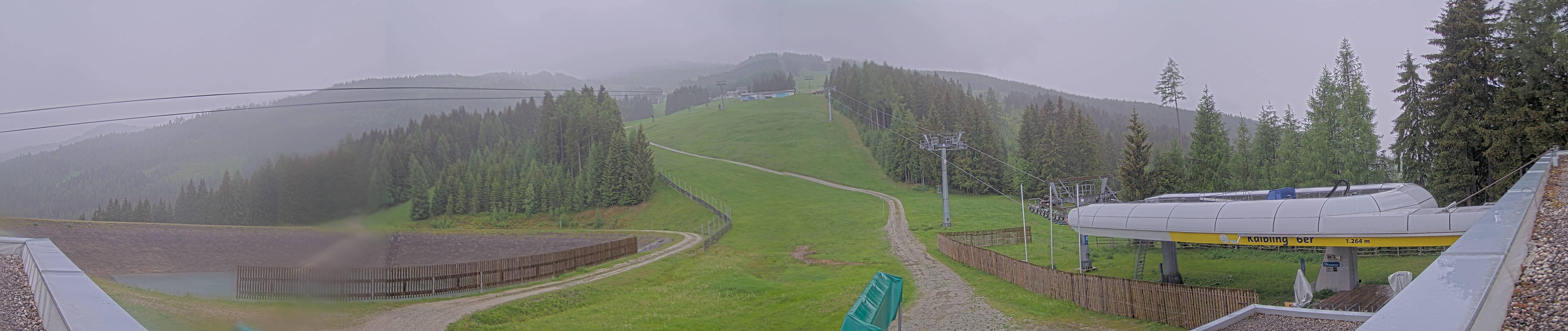 Archiv Foto Webcam Hauser Kaibling: Talstation Kaibling 6er