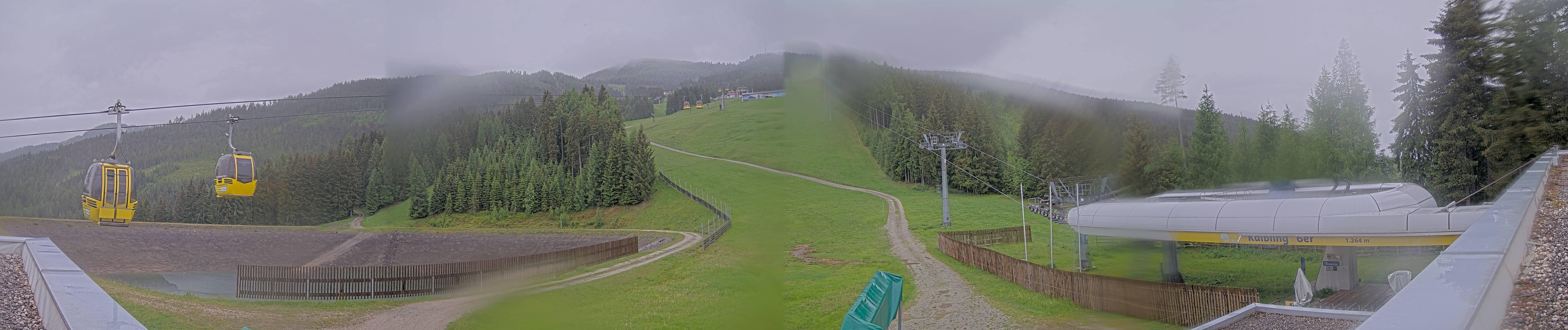 Archiv Foto Webcam Hauser Kaibling: Talstation Kaibling 6er