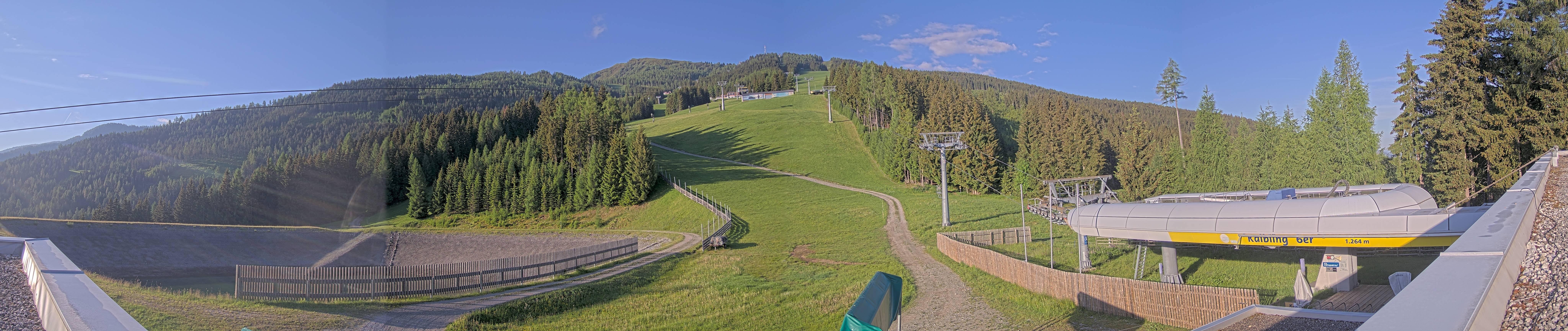 Archiv Foto Webcam Hauser Kaibling: Talstation Kaibling 6er