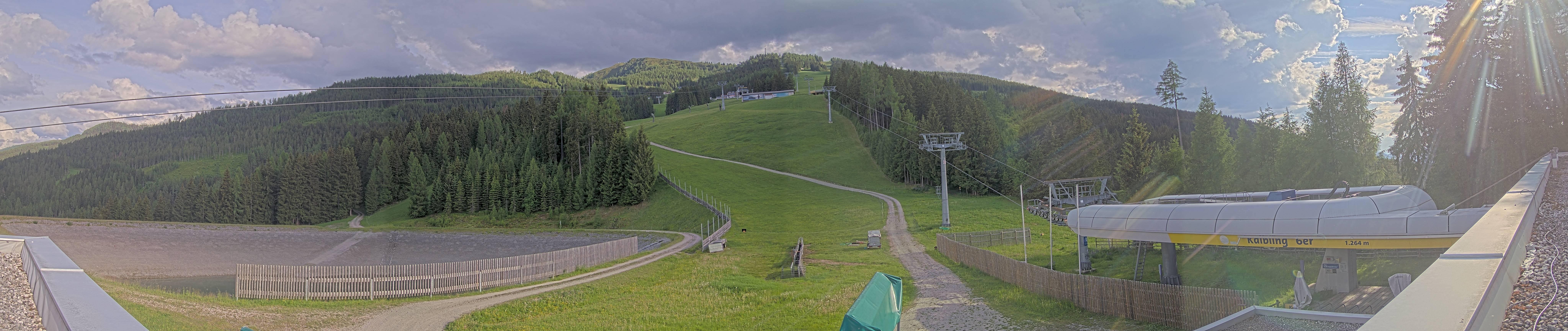 Archiv Foto Webcam Hauser Kaibling: Talstation Kaibling 6er