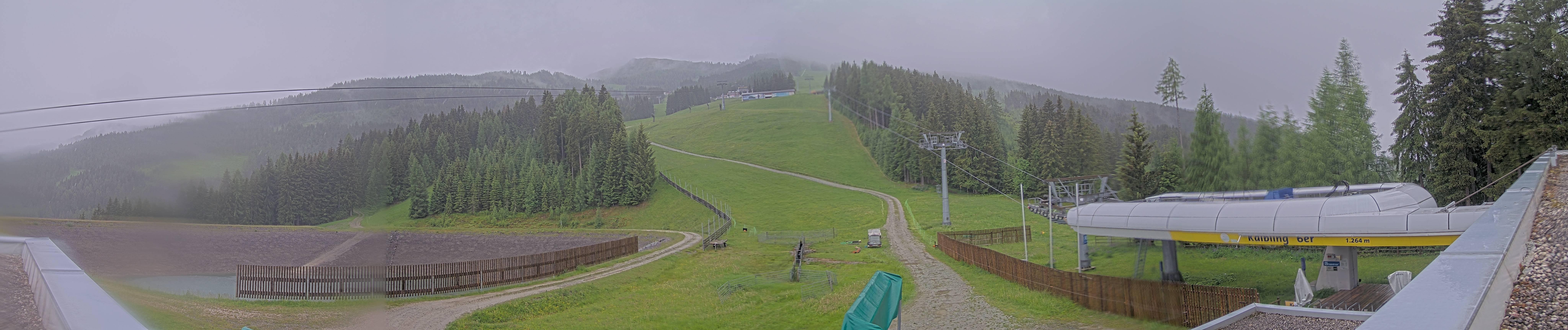 Archiv Foto Webcam Hauser Kaibling: Talstation Kaibling 6er