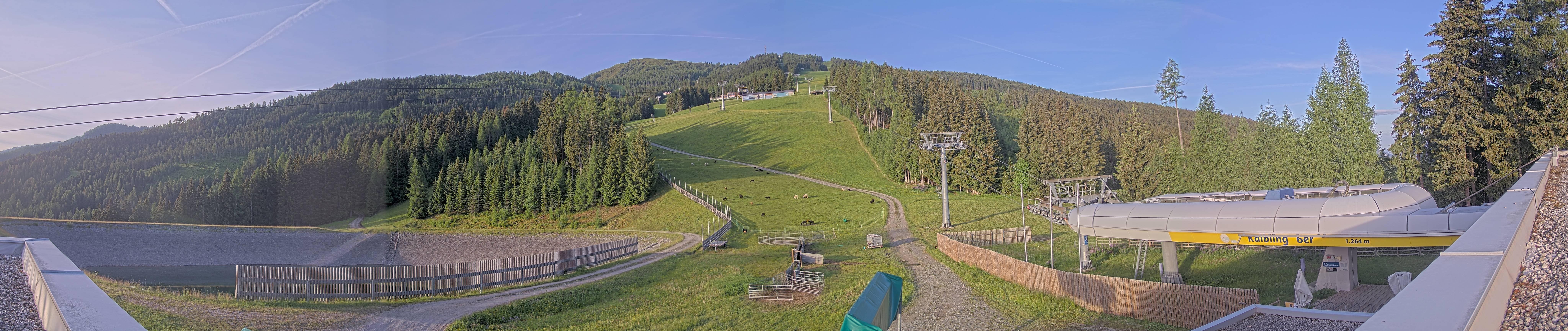 Archiv Foto Webcam Hauser Kaibling: Talstation Kaibling 6er