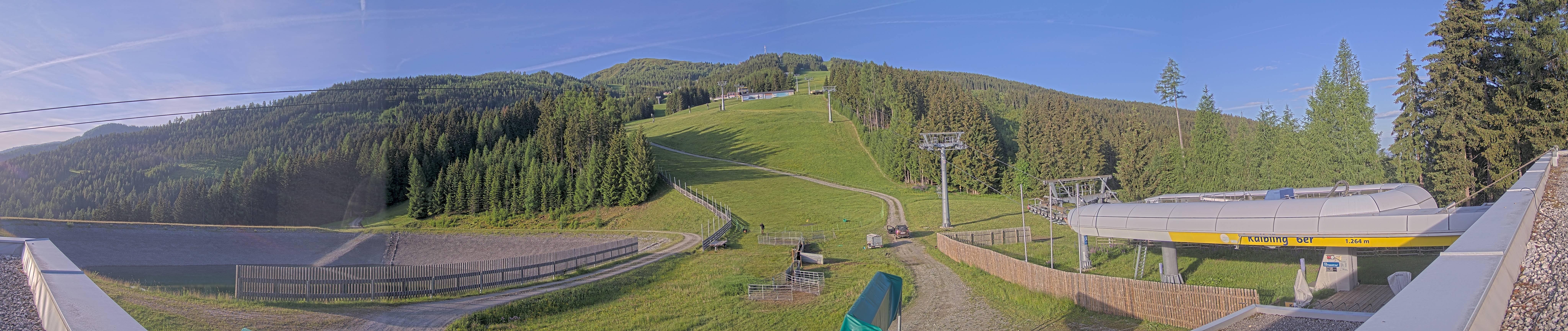Archiv Foto Webcam Hauser Kaibling: Talstation Kaibling 6er