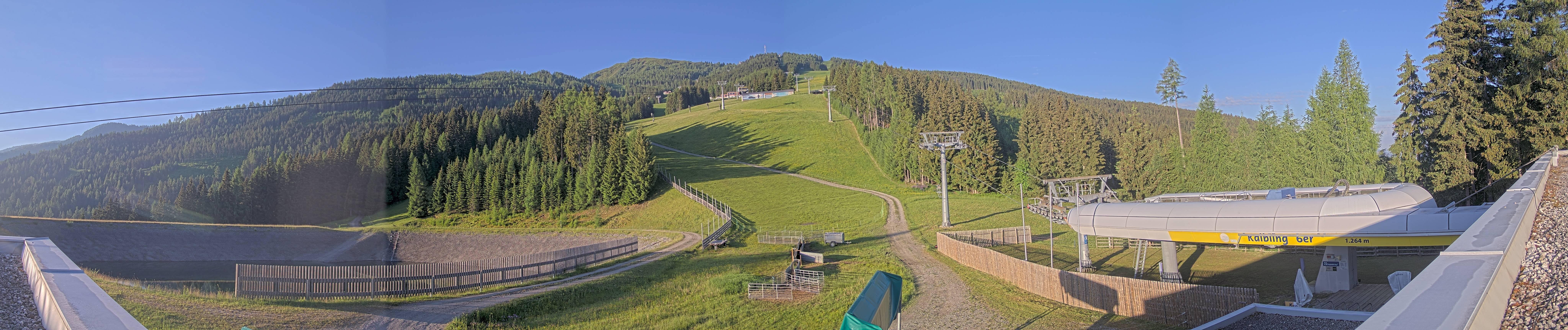 Archiv Foto Webcam Hauser Kaibling: Talstation Kaibling 6er