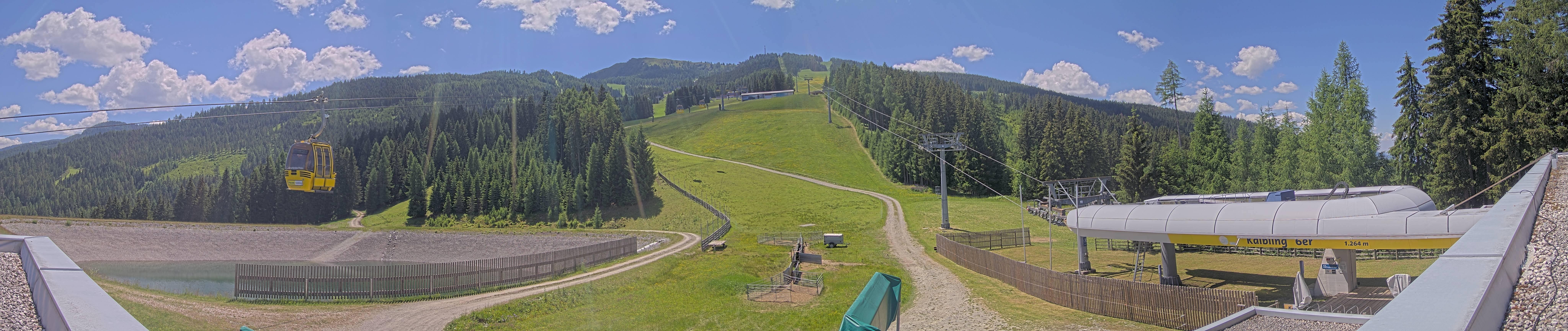 Archiv Foto Webcam Hauser Kaibling: Talstation Kaibling 6er