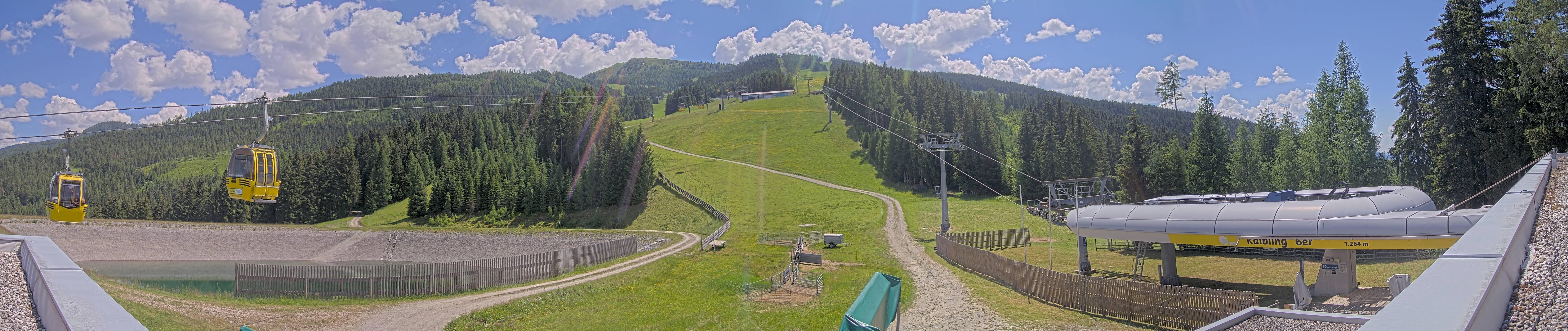 Archiv Foto Webcam Hauser Kaibling: Talstation Kaibling 6er