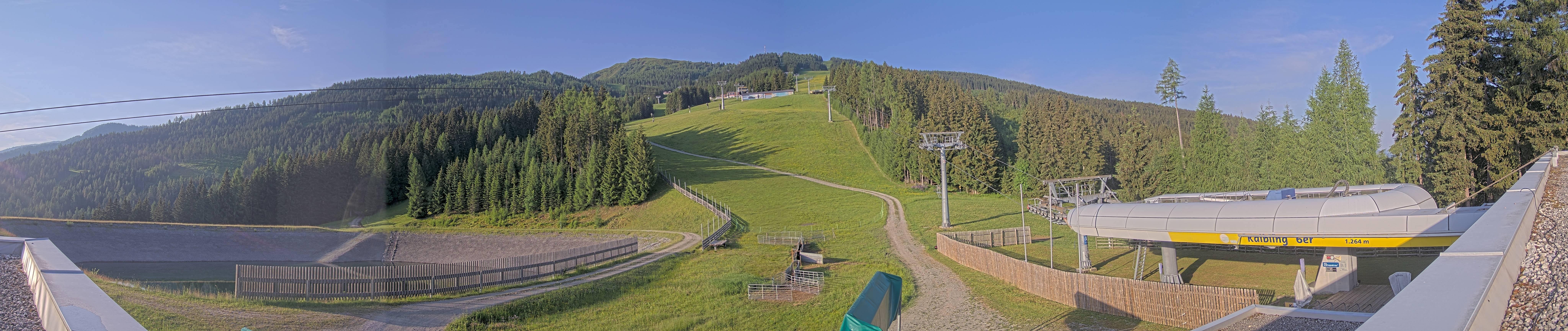 Archiv Foto Webcam Hauser Kaibling: Talstation Kaibling 6er