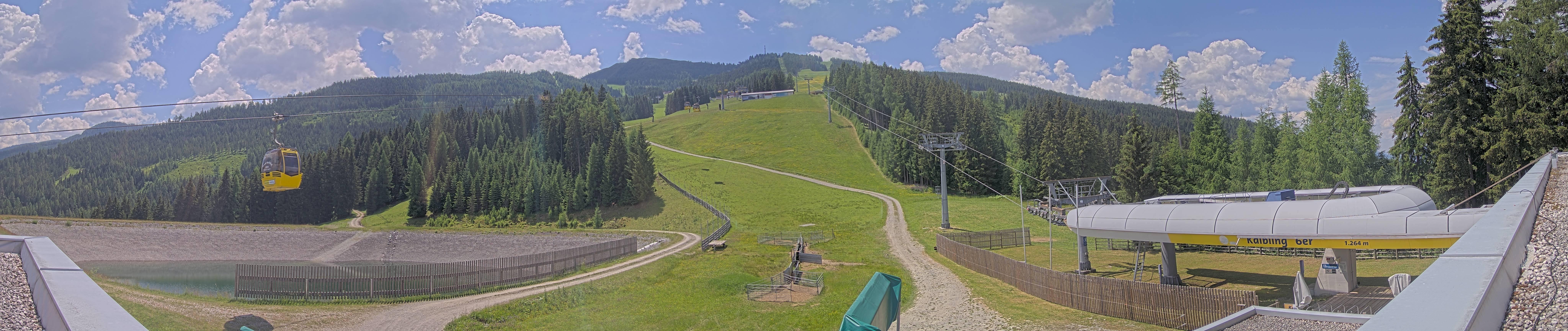 Archiv Foto Webcam Hauser Kaibling: Talstation Kaibling 6er
