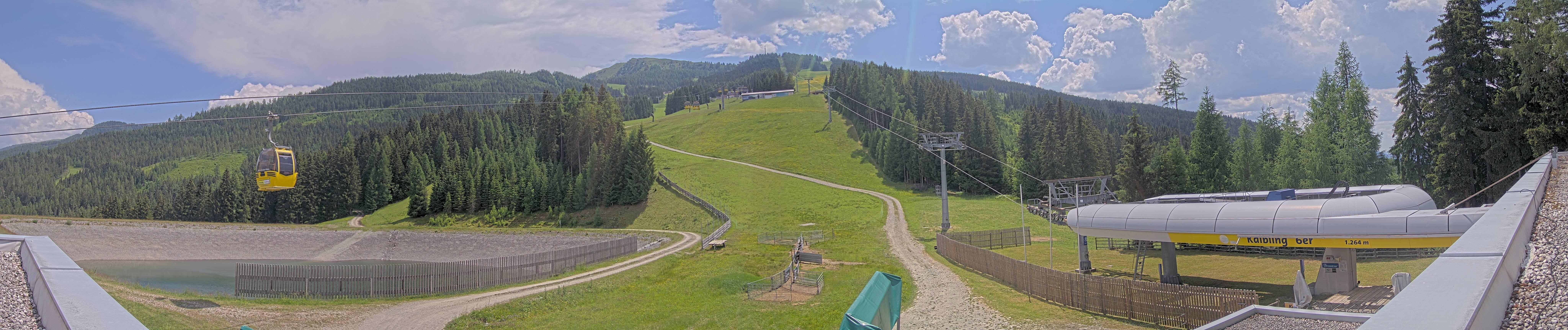 Archiv Foto Webcam Hauser Kaibling: Talstation Kaibling 6er