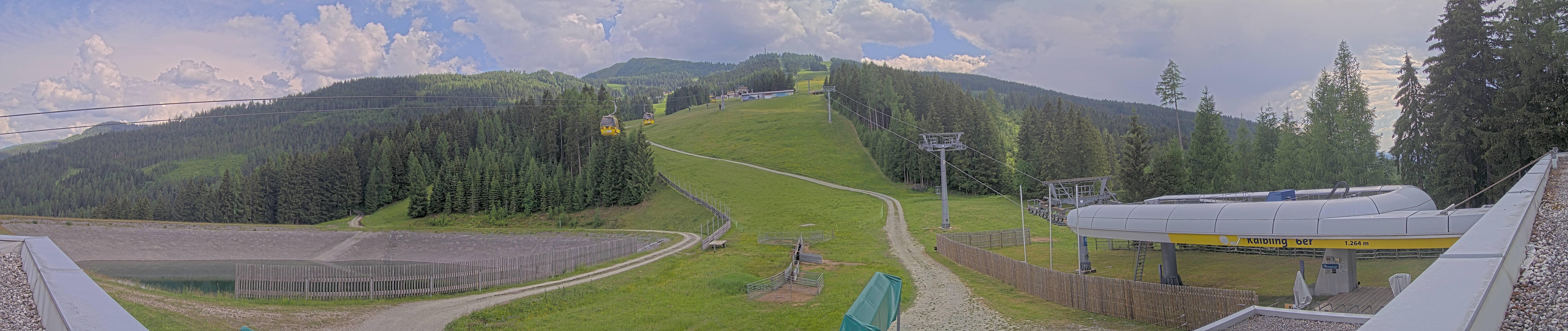 Archiv Foto Webcam Hauser Kaibling: Talstation Kaibling 6er