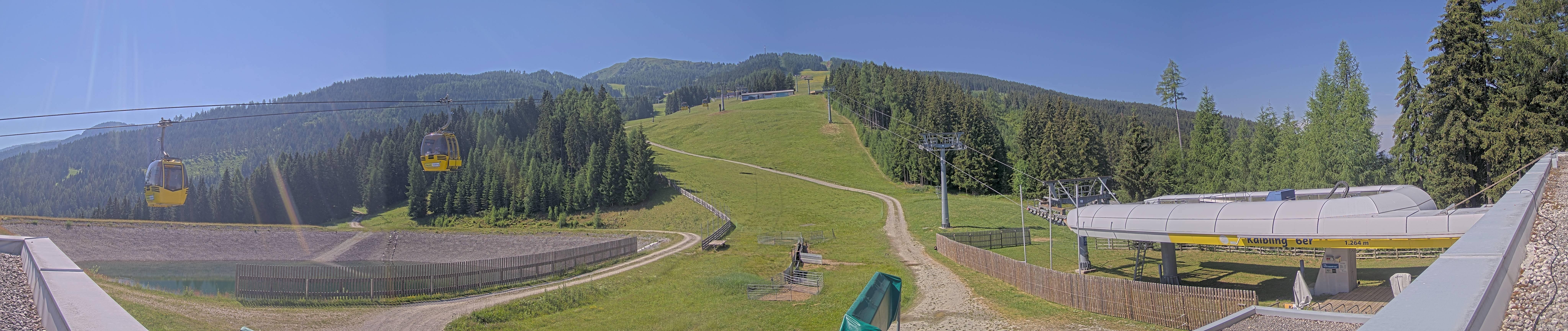 Archiv Foto Webcam Hauser Kaibling: Talstation Kaibling 6er