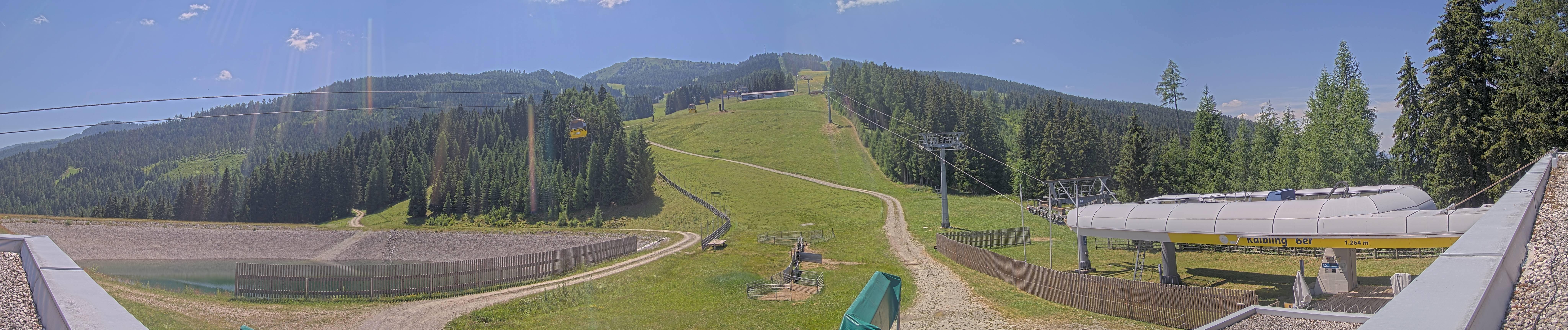 Archiv Foto Webcam Hauser Kaibling: Talstation Kaibling 6er