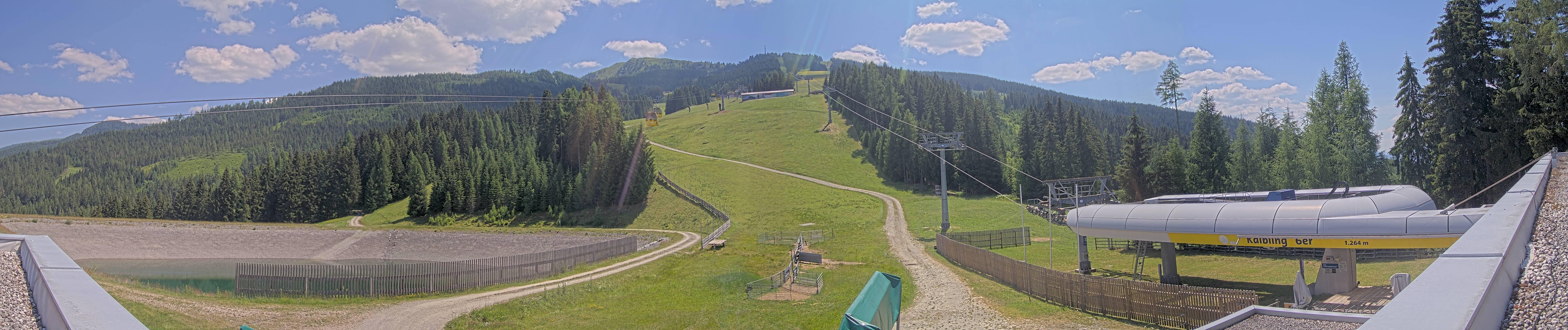 Archiv Foto Webcam Hauser Kaibling: Talstation Kaibling 6er