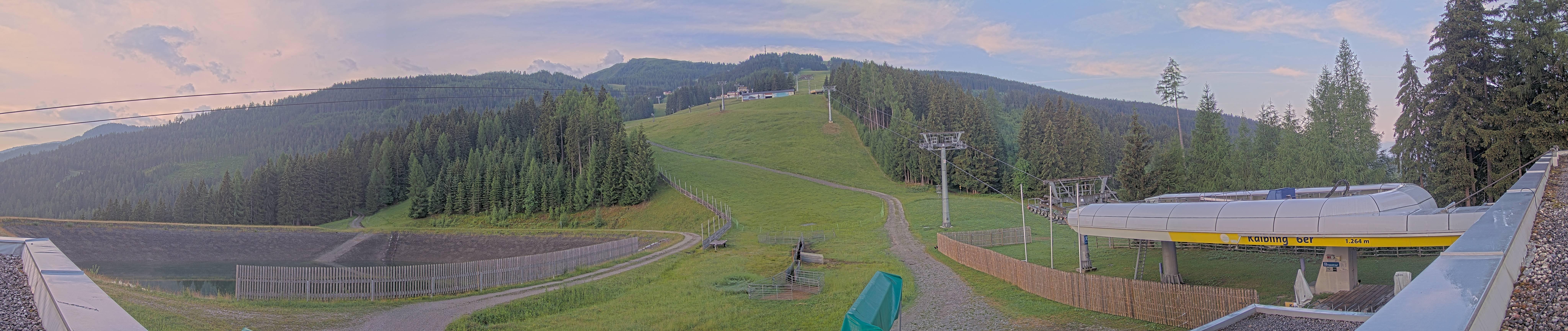 Archiv Foto Webcam Hauser Kaibling: Talstation Kaibling 6er