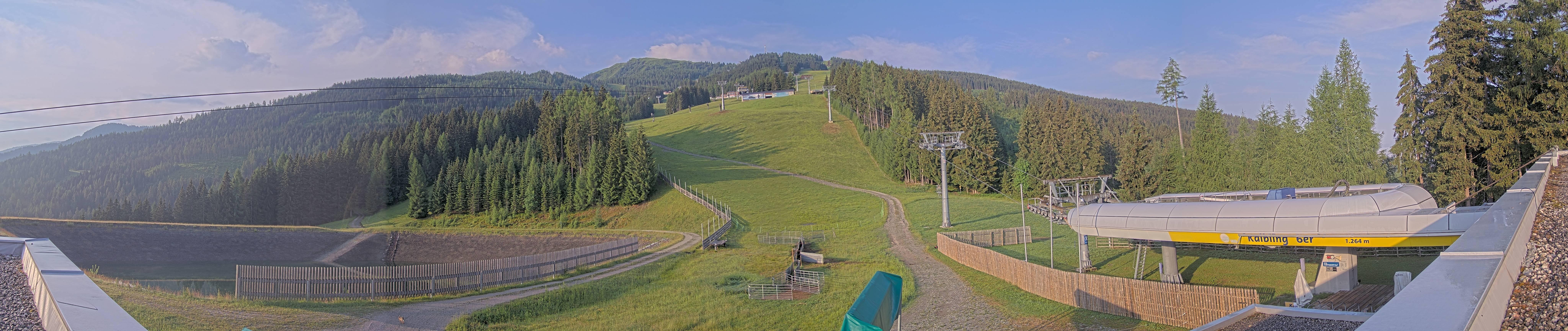 Archiv Foto Webcam Hauser Kaibling: Talstation Kaibling 6er