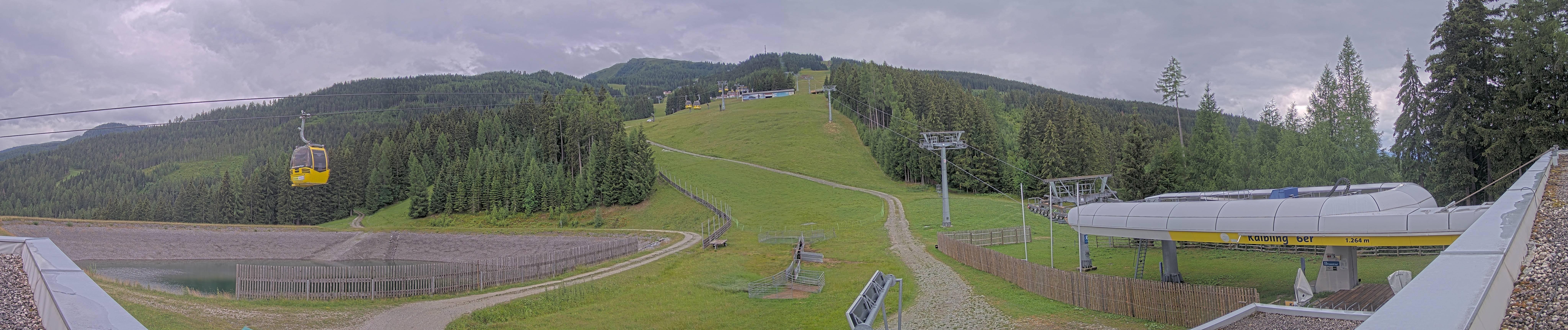 Archiv Foto Webcam Hauser Kaibling: Talstation Kaibling 6er