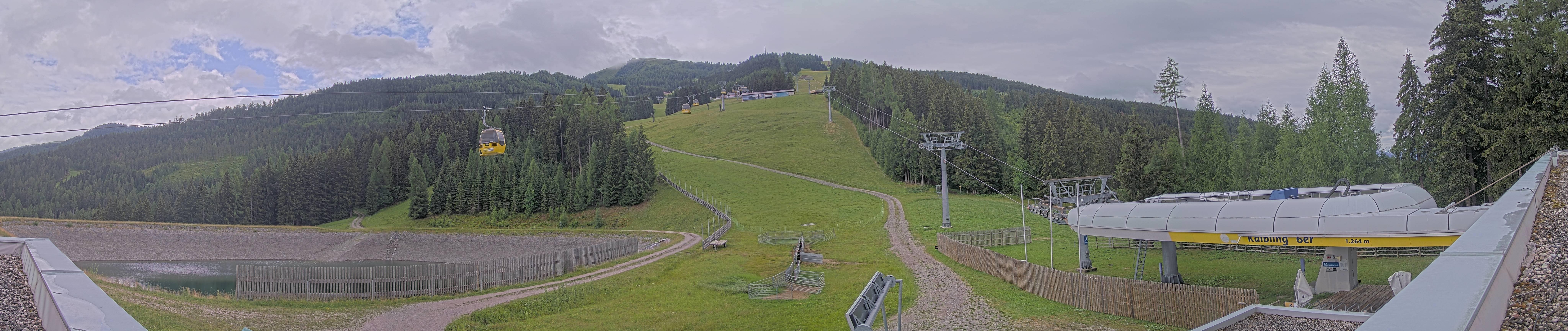 Archiv Foto Webcam Hauser Kaibling: Talstation Kaibling 6er