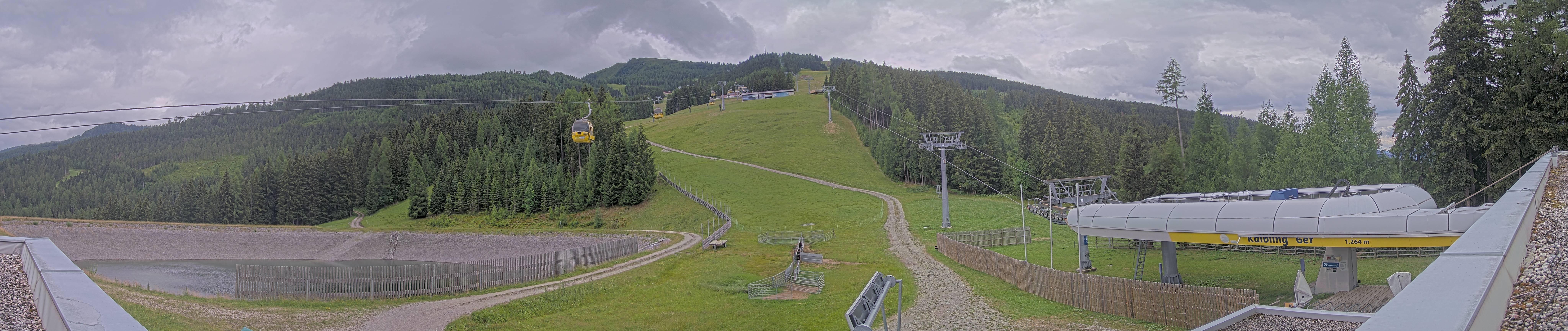 Archiv Foto Webcam Hauser Kaibling: Talstation Kaibling 6er