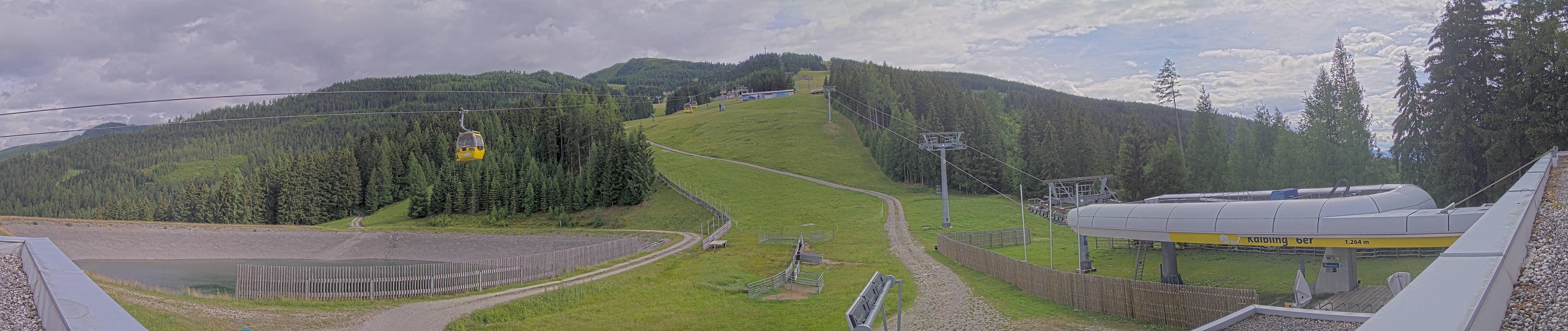 Archiv Foto Webcam Hauser Kaibling: Talstation Kaibling 6er