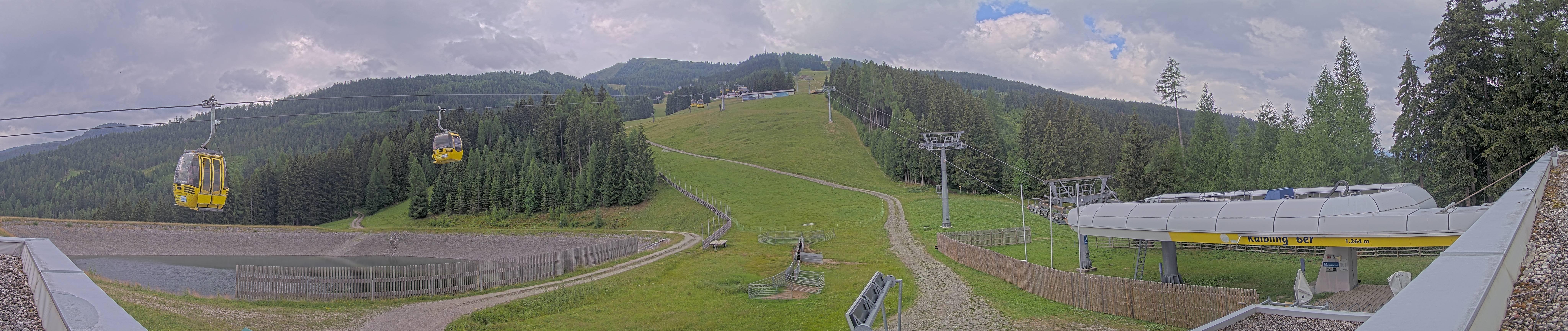 Archiv Foto Webcam Hauser Kaibling: Talstation Kaibling 6er