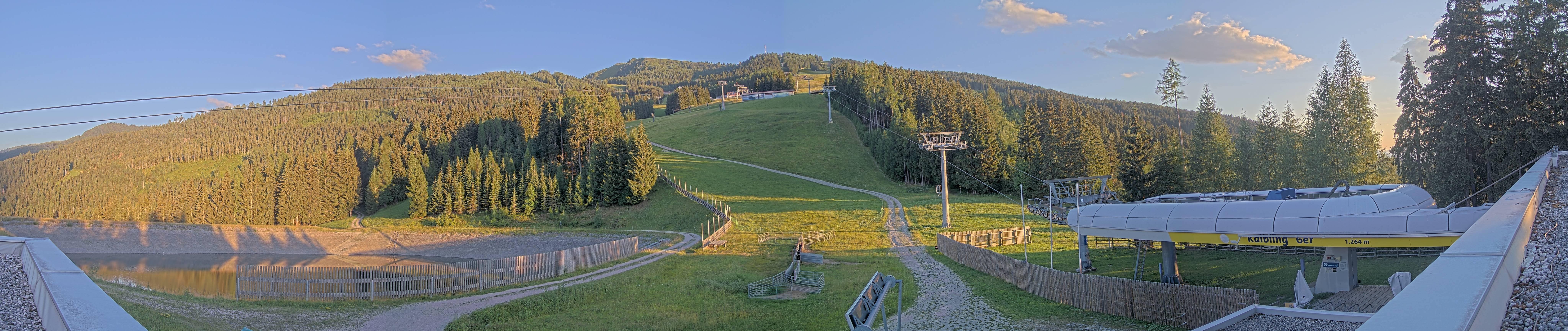 Archiv Foto Webcam Hauser Kaibling: Talstation Kaibling 6er