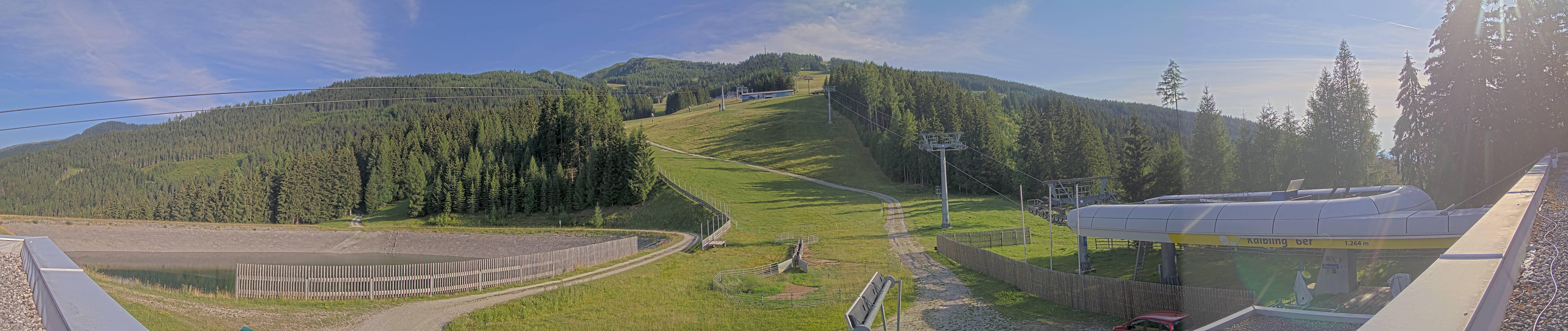 Archiv Foto Webcam Hauser Kaibling: Talstation Kaibling 6er