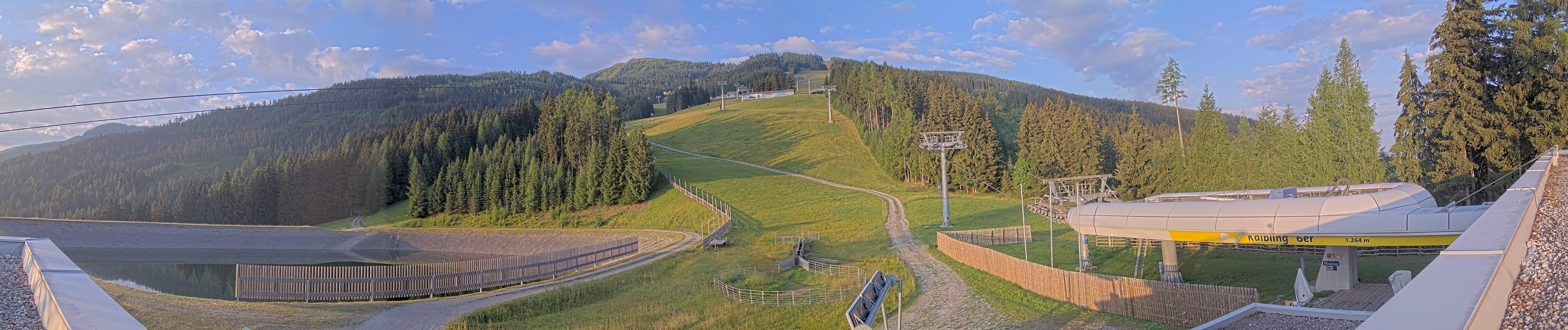 Archiv Foto Webcam Hauser Kaibling: Talstation Kaibling 6er