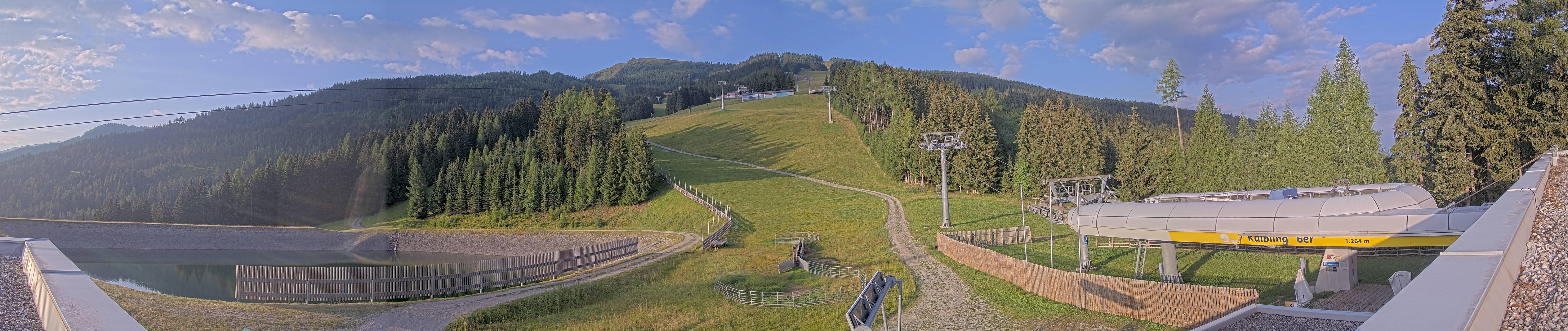 Archiv Foto Webcam Hauser Kaibling: Talstation Kaibling 6er