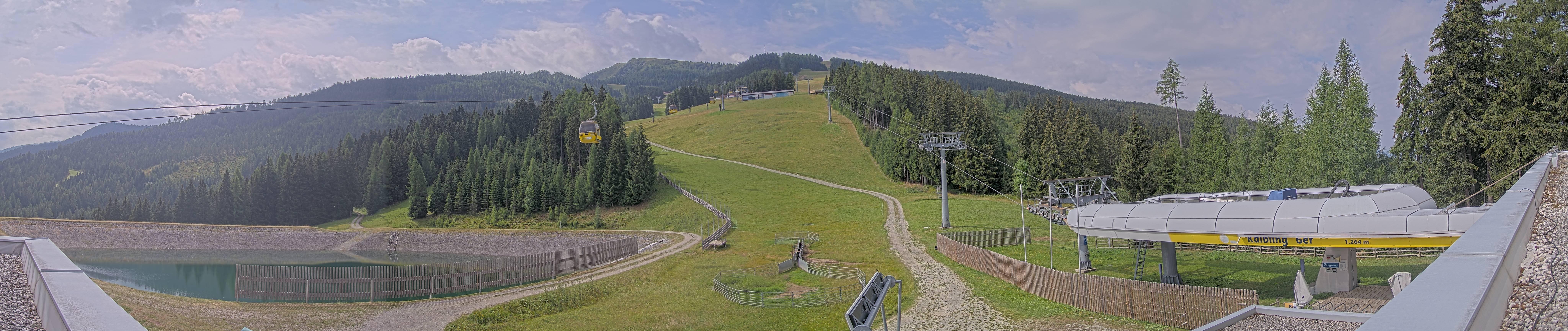 Archiv Foto Webcam Hauser Kaibling: Talstation Kaibling 6er