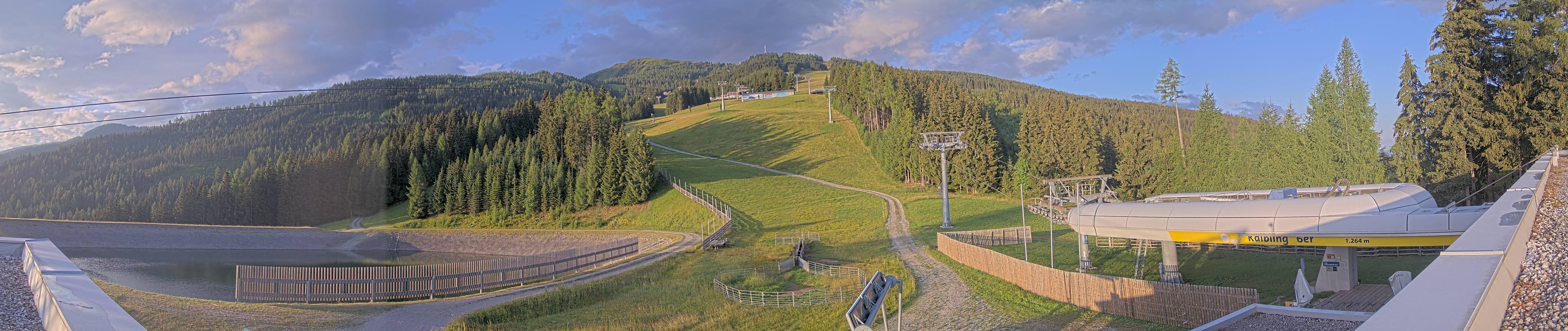 Archiv Foto Webcam Hauser Kaibling: Talstation Kaibling 6er