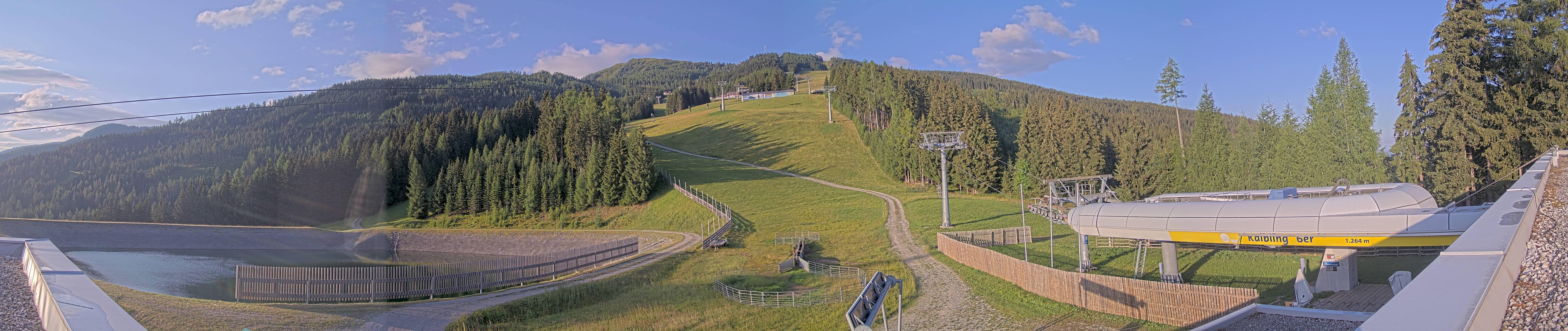 Archiv Foto Webcam Hauser Kaibling: Talstation Kaibling 6er