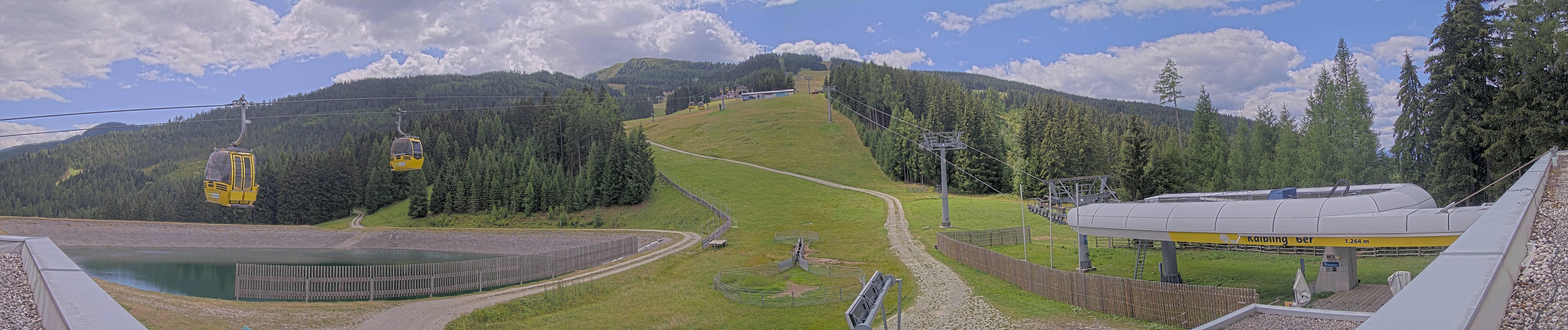 Archiv Foto Webcam Hauser Kaibling: Talstation Kaibling 6er