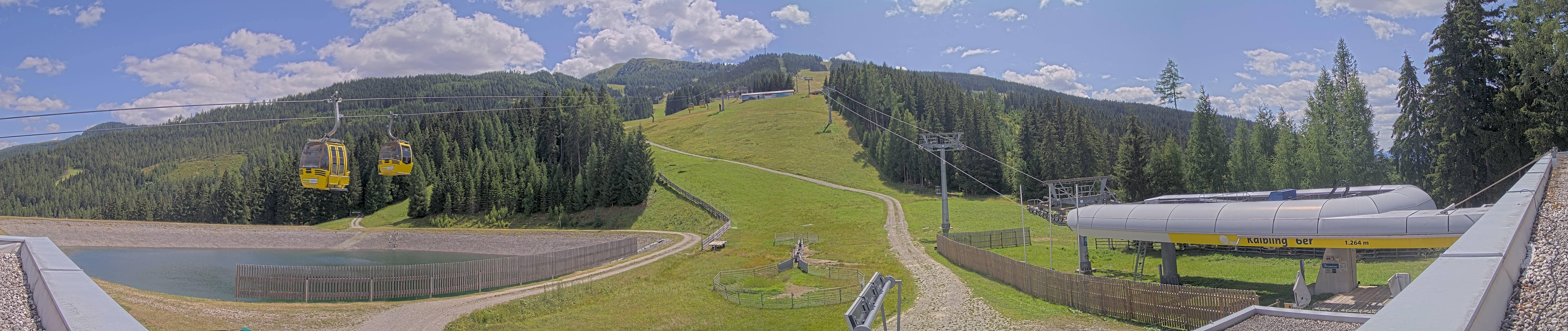 Archiv Foto Webcam Hauser Kaibling: Talstation Kaibling 6er