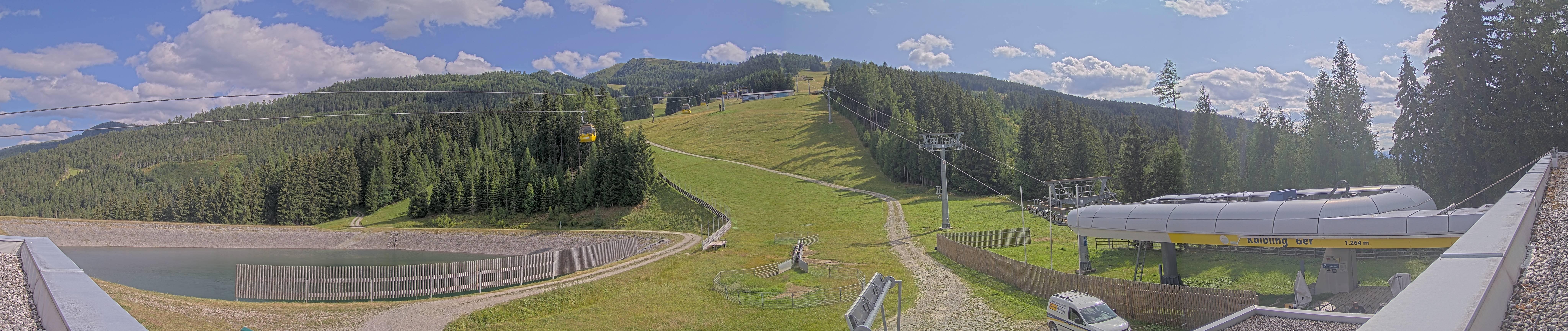 Archiv Foto Webcam Hauser Kaibling: Talstation Kaibling 6er