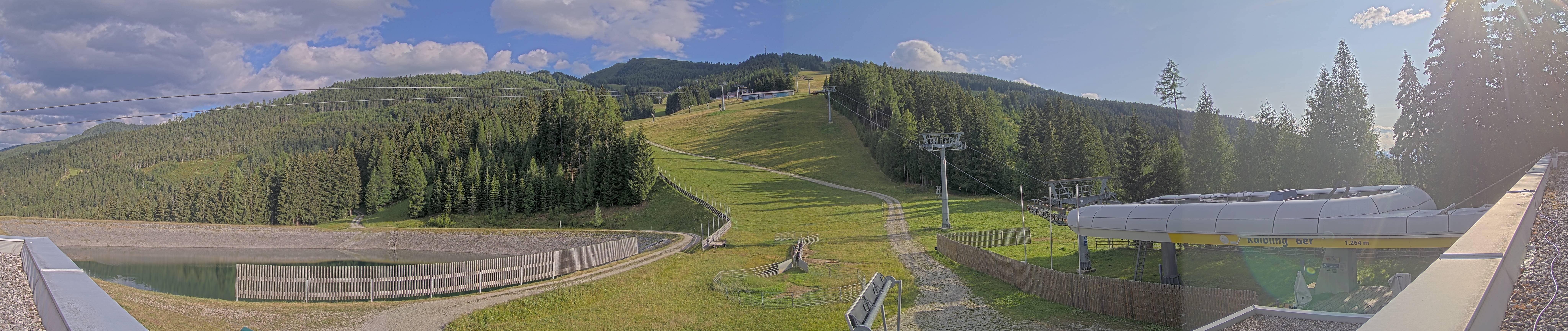 Archiv Foto Webcam Hauser Kaibling: Talstation Kaibling 6er