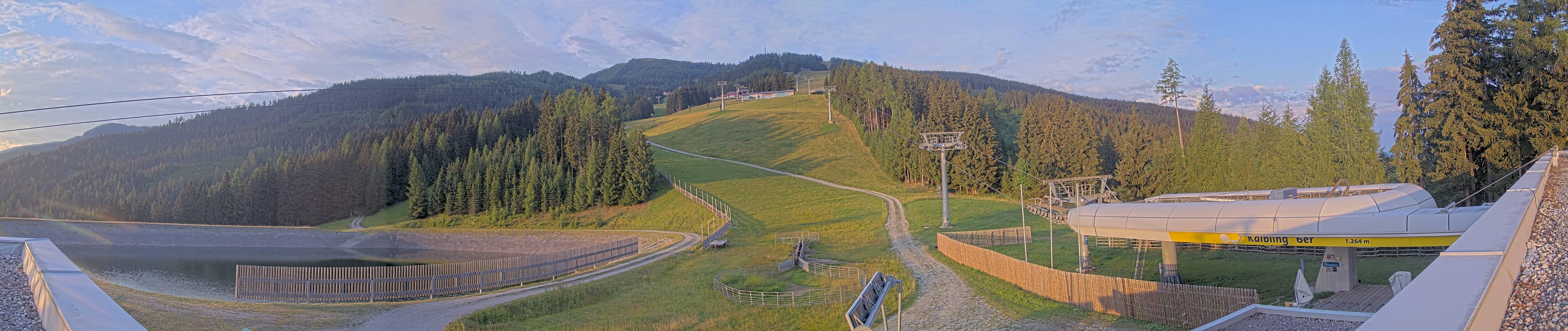 Archiv Foto Webcam Hauser Kaibling: Talstation Kaibling 6er