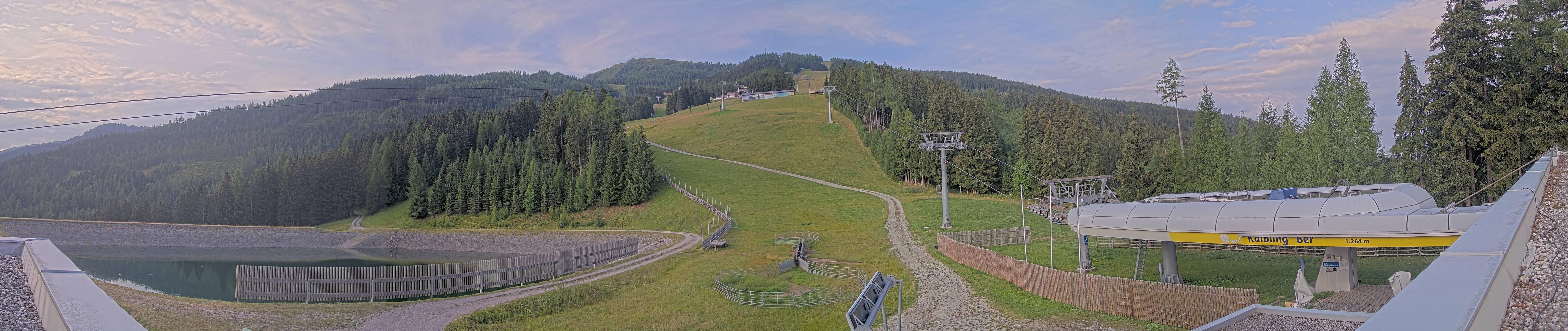 Archiv Foto Webcam Hauser Kaibling: Talstation Kaibling 6er