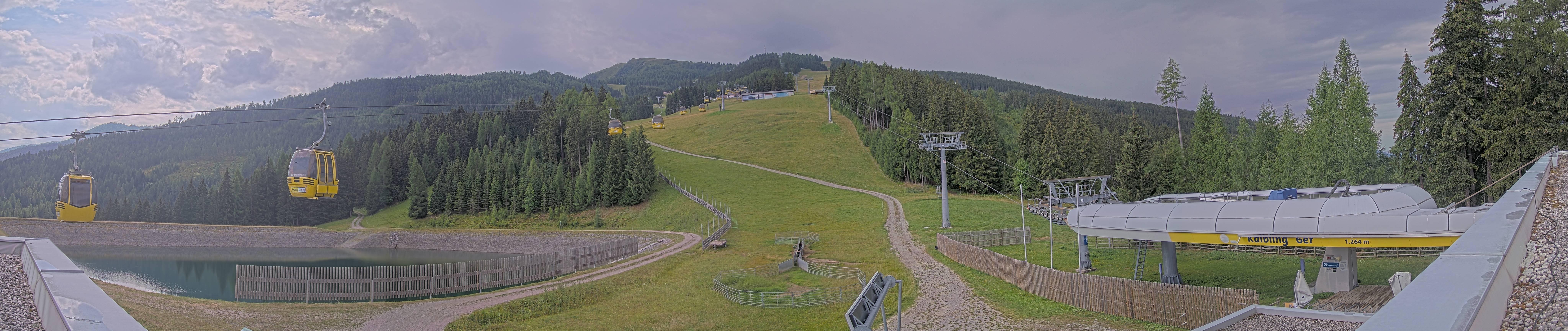 Archiv Foto Webcam Hauser Kaibling: Talstation Kaibling 6er