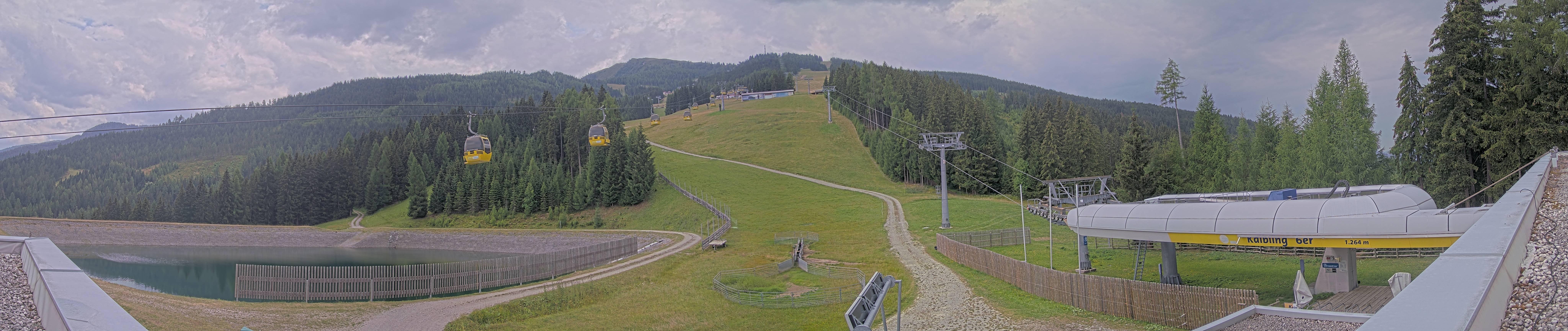 Archiv Foto Webcam Hauser Kaibling: Talstation Kaibling 6er