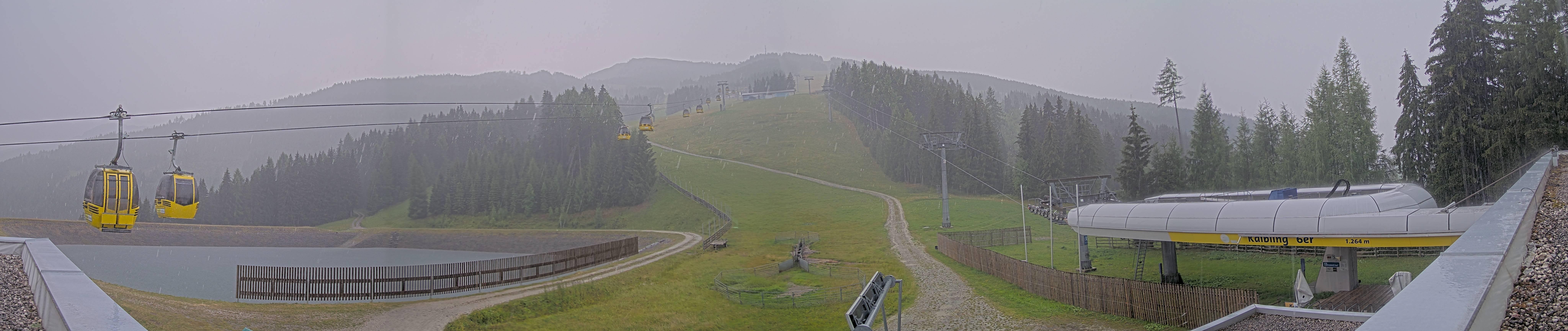 Archiv Foto Webcam Hauser Kaibling: Talstation Kaibling 6er
