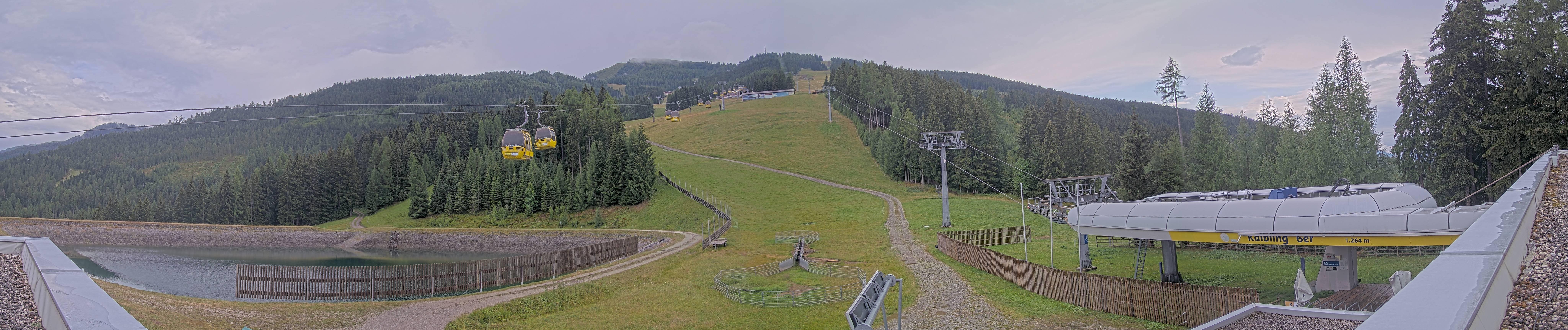 Archiv Foto Webcam Hauser Kaibling: Talstation Kaibling 6er